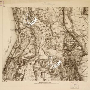 REAMBULIRTEN DETAILKARTE VOM MANOVRE TERRAIN AM MINCIO - PASTRENGO - Tavola E II