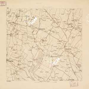 REAMBULIRTEN DETAILKARTE VOM MANOVRE TERRAIN AM MINCIO - CERESARA - Tavola C III