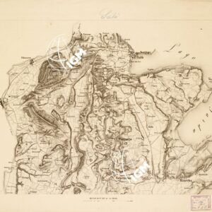 REAMBULIRTEN DETAILKARTE VOM MANOVRE TERRAIN AM MINCIO - SALO' - Tavola B C I