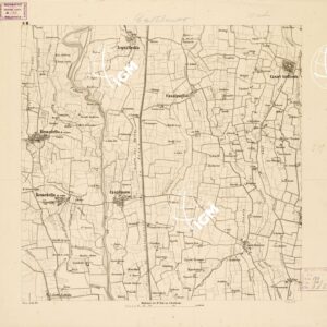 REAMBULIRTEN DETAILKARTE VOM MANOVRE TERRAIN AM MINCIO - CASTELNUOVO - Tavola B III