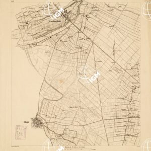 REAMBULIRTEN DETAILKARTE VOM MANOVRE TERRAIN AM MINCIO - CASTENEDOLO-GHEDI - Tavola A I