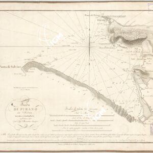 RADA DI PIRANO IN ISTRIA LEVATA E SCANDAGLIATA NELL' ANNO 1806 DAL SIG. BEAUTEMS BEAUPRE'