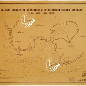 LA SACCA DEI SCARDOVARI SECONDO I RILIEVI COMPIUTI DALL'IST. IDROGRAFICO DELLA MARINA " NAVE ERIDANO " NEGLI ANNI 1896-1905