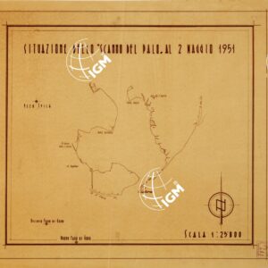 SITUAZIONE DELLO " SCANNO DEL PALO " AL 2 MAGGIO 1951