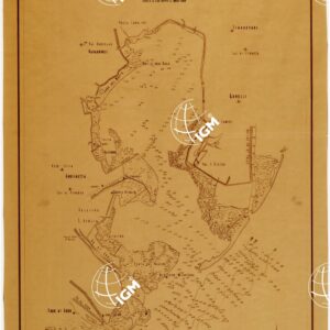 LA SACCA DEI SCARDOVARI SECONDO I RILIEVI COMPIUTI DALL' UFF. IDROGRAFICO DEL PO - ANNO 1933
