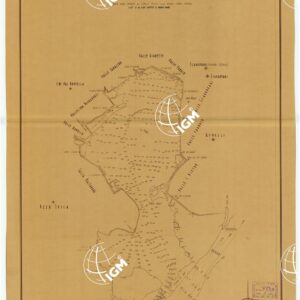 LA SACCA DEI SCARDOVARI SECONDO I RILIEVI COMPIUTI DALL'UFF. IDROGRAFICO DEL MAGISTRATO DELLE ACQUE - ANNO 1950