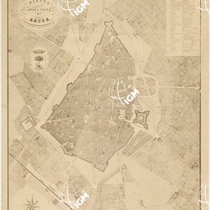 PIANTA DELLA CITTA' DI LECCE