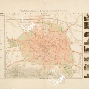 PIANTA DELLA CITTA' DI BOLOGNA