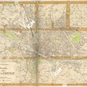 PIANTA DELLA CITTA' DI FIRENZE