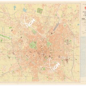 PIANTA DELLA CITTA' DI MILANO