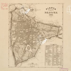 PIANTA DELLA CITTA' DI PADOVA