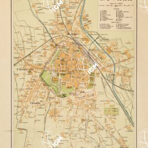 PIANTA DELLA CITTA' DI NOVARA