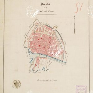 PIANTA DELLA CITTA' DI PAVIA