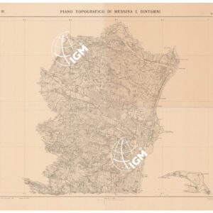 PIANO TOPOGRAFICO DI MESSINA E DINTORNI - Foglio 1