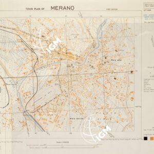 TOWN PLAN OF MERANO (TOPOGRAFIA DELLA CITTA' DI MERANO)