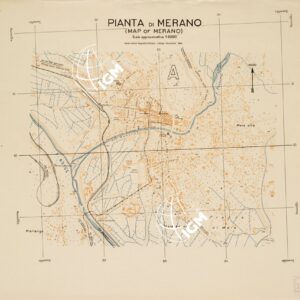 PIANTA DI MERANO (MAP OF MERANO)