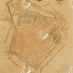 PIANTA DELLA CITTA' DI MODENA