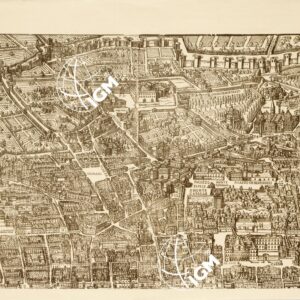 RIPRODUZIONE DEL 1915 DELLA CARTA DI ROMA AL TEMPO DI URBANO VIII - Foglio 1