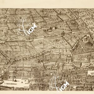 RIPRODUZIONE  DEL 1915 DELLA CARTA DI ROMA AL TEMPO DI URBANO VIII - Foglio 3