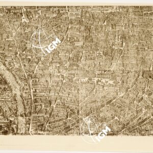 RIPRODUZIONE DEL 1915 DELLA CARTA DI ROMA AL TEMPO DI URBANO VIII - Foglio 5