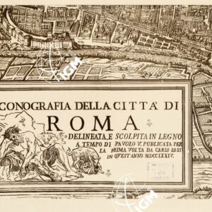 RIPRODUZIONE DEL 1915 DELLA CARTA DI ROMA AL TEMPO DI URBANO VIII - Foglio 6