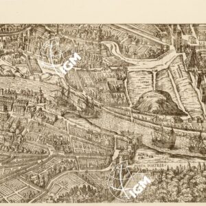 RIPRODUZIONE DEL 1915 DELLA CARTA DI ROMA AL TEMPO DI URBANO VIII  - Foglio 8