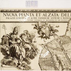 RIPRODUZIONE DEL 1931 DELLA NUOVA PIANTA ET ALZATA DELLA CITTA' DI ROMA - Foglio 1 + Quadro d'Unione