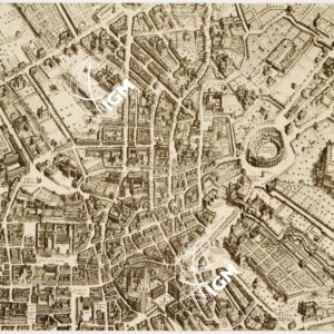 RIPRODUZIONE DEL 1931 DELLA NUOVA PIANTA ET ALZATA DELLA CITTA' DI ROMA - Foglio 5