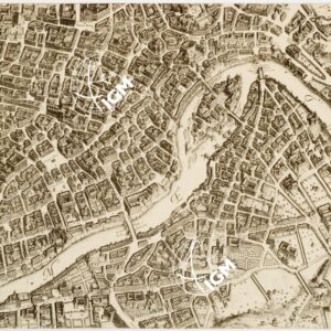 RIPRODUZIONE DEL 1931 DELLA NUOVA PIANTA ET ALZATA DELLA CITTA' DI ROMA - Foglio 8