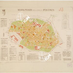 NUOVA PIANTA DELLA CITTA' DI PIACENZA