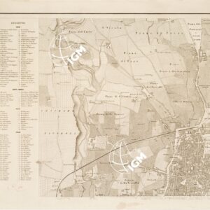 PIANTA TOPOGRAFICA DELLA CITTA' DI PALERMO E SUOI DINTORNI - Foglio I