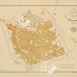 PIANTA DELLA CITTA' DI REGGIO EMILIA