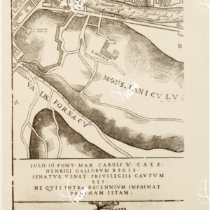 RIPRODUZIONE DEL 1911 DELLA CARTA DI ROMA AL TEMPO DI GIULIO III - Foglio 16
