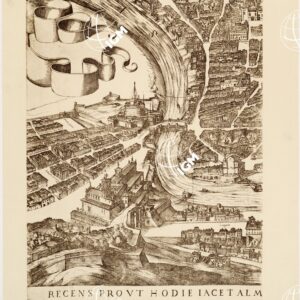 RIPRODUZIONE DEL 1932 DELLA CARTA DI ROMA AL TEMPO DI CLEMENTE VIII - Foglio 8