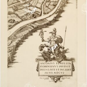 RIPRODUZIONE DEL 1932 DELLA CARTA DI ROMA AL TEMPO DI CLEMENTE VIII - Foglio 12