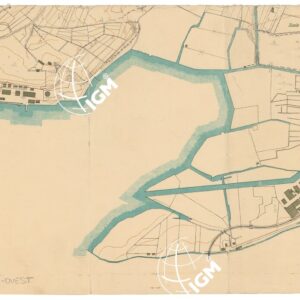 PIANTA DELLA CITTA' DI TRIESTE - Foglio 7 Sud-ovest