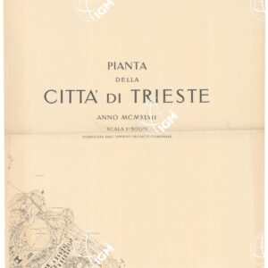 PIANTA DELLA CITTA' DI TRIESTE - Foglio 2