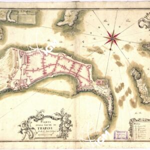 PIANTA DELLA CITTA' DI TRAPANI ARMA DELL'INVITTISS.A CITTA' DI TRAPANI