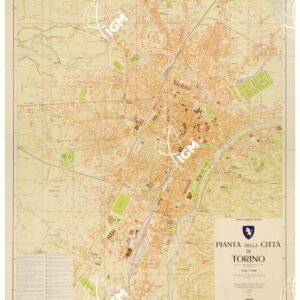 PIANTA DELLA CITTA' DI TORINO