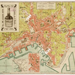 PIANTA GUIDA DI TRIESTE