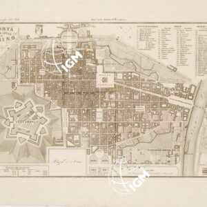 PIANTA DELLA CITTA' DI TORINO