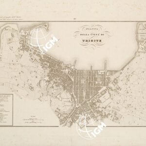 PIANTA DELLA CITTA' DI TRIESTE