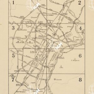 PIANTA DI TORINO - Quadro d'unione