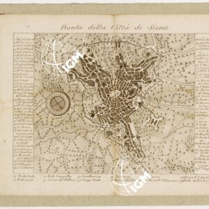 PIANTA DELLA CITTA' DI SIENA