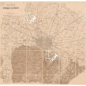 PIANTA DI BOLOGNA E SUOI DINTORNI