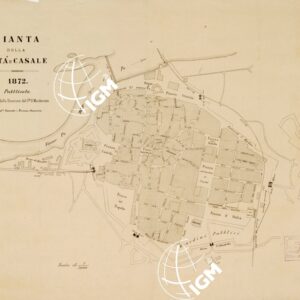 PIANTA DELLA CITTA' DI CASALE