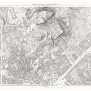 PIANTA DELLA CITTA' DI NAPOLI - Foglio 8 - Osservatorio Astronomico