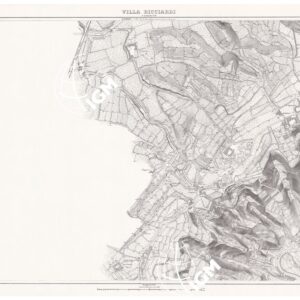 PIANTA DELLA CITTA' DI NAPOLI - Foglio 16 - Villa Ricciardi