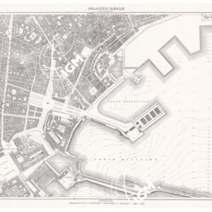 PIANTA DELLA CITTA' DI NAPOLI - Foglio 18 - Palazzo Reale