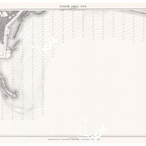 PIANTA DELLA CITTA' DI NAPOLI - Foglio 23 - Forte dell'Ovo